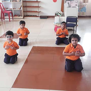 Yoga Day in Montessori, 2025
